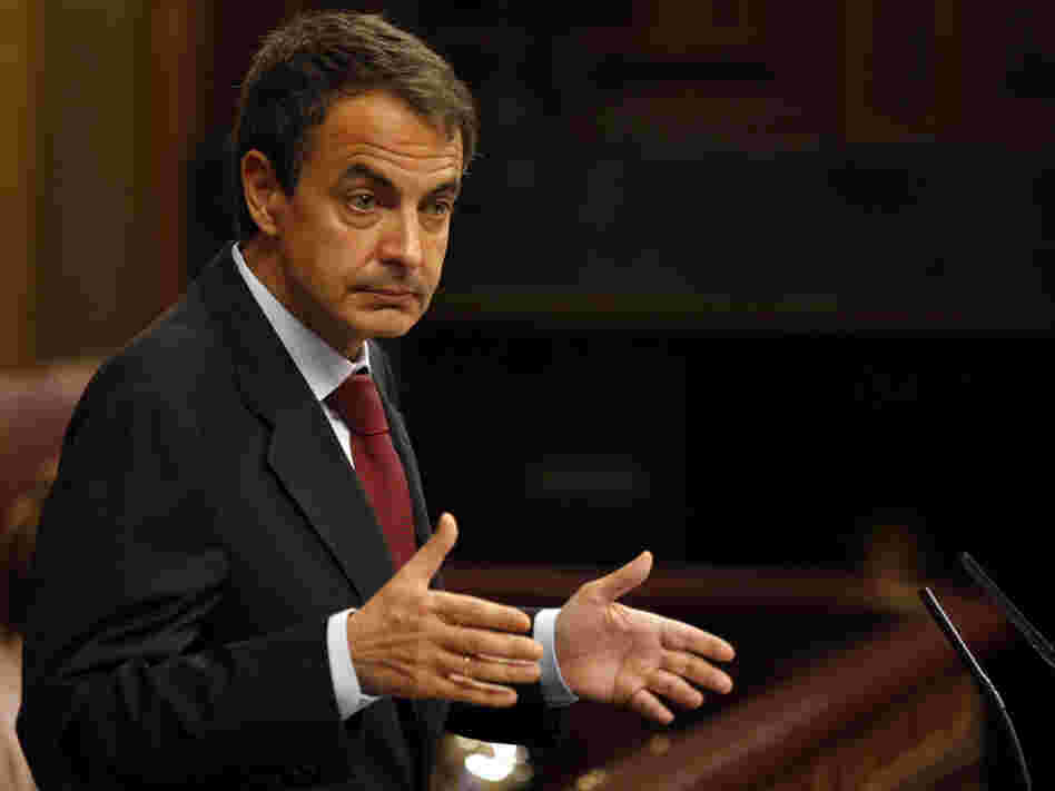 Spain's Prime Minister Jose Luis Rodriguez Zapatero