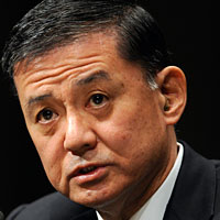Veterans Affairs Secretary Eric Shinseki