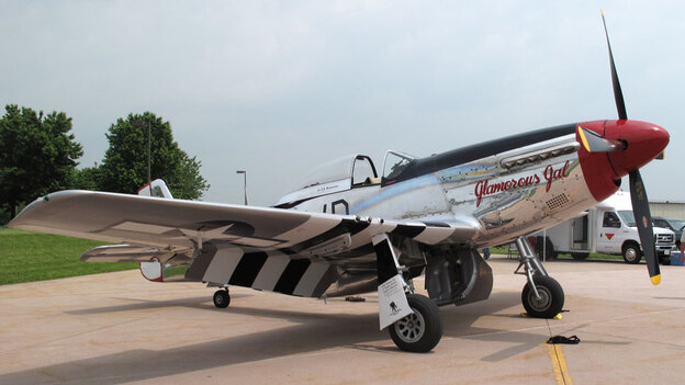 "Glamorous Gal," a P-51 Mustang. Gemma Watters/NPR.