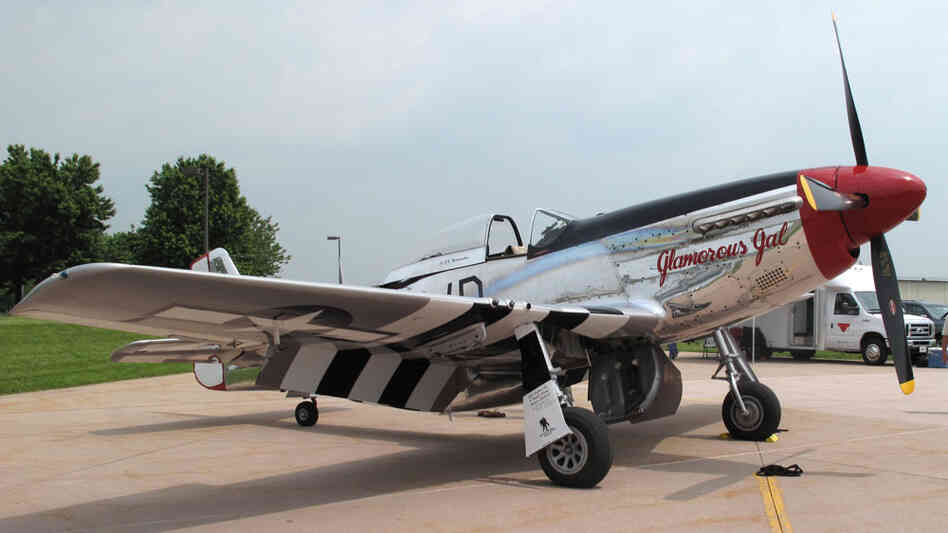 "Glamorous Gal," a P-51 Mustang. Gemma Watters/NPR.