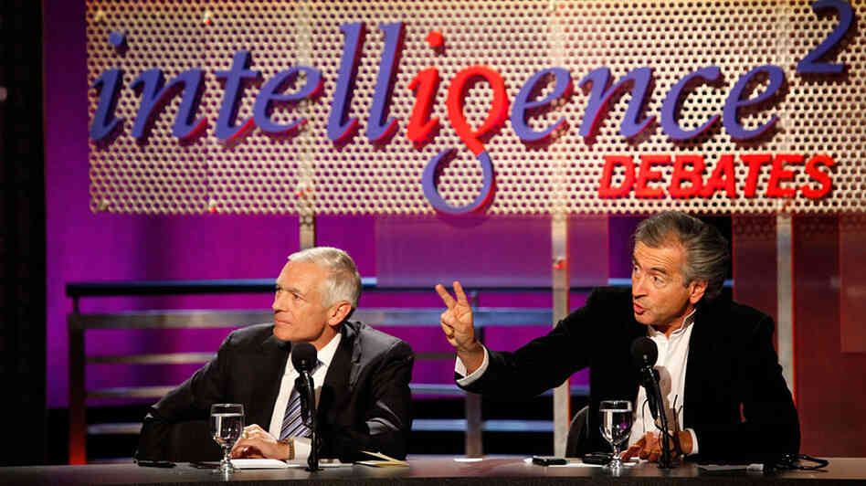 Wesley Clark and Bernard-Henri Levy Wesley Clark and Bernard-Henri Levy