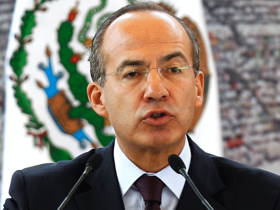 Mexican President Felipe Calderon