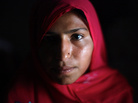 Kosar Ghaffar Ahmed, 17, participates in a literacy program in which students learn through texting. Kosar Ghaffar Ahmed, 17, participates in a literacy program in which students learn through texting.
