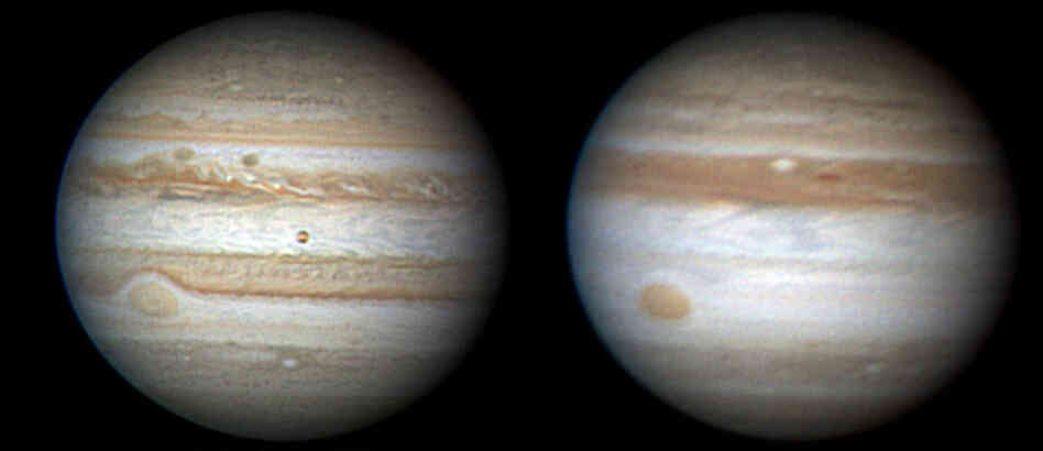 Jupiter in June 2009 and May 2010