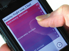 A "mood map" on a mobile device lets a user record his or her anxiety level A "mood map" on a mobile device lets a user record his or her anxiety level