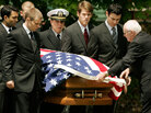 Casket of U.S. Army First Lieutenant Andrew Bacevich Casket of U.S. Army First Lieutenant Andrew Bacevich