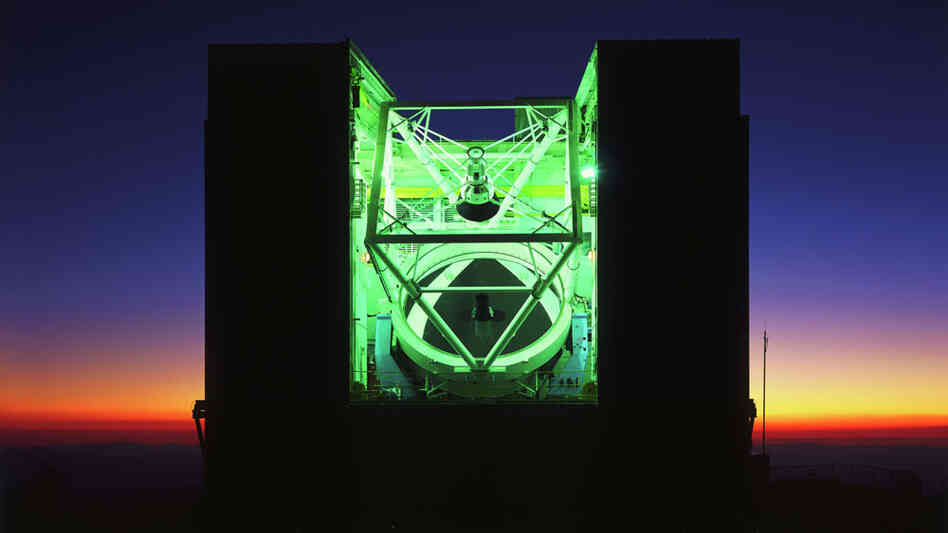 The telescope at the MMT Observatory The telescope at the MMT Observatory