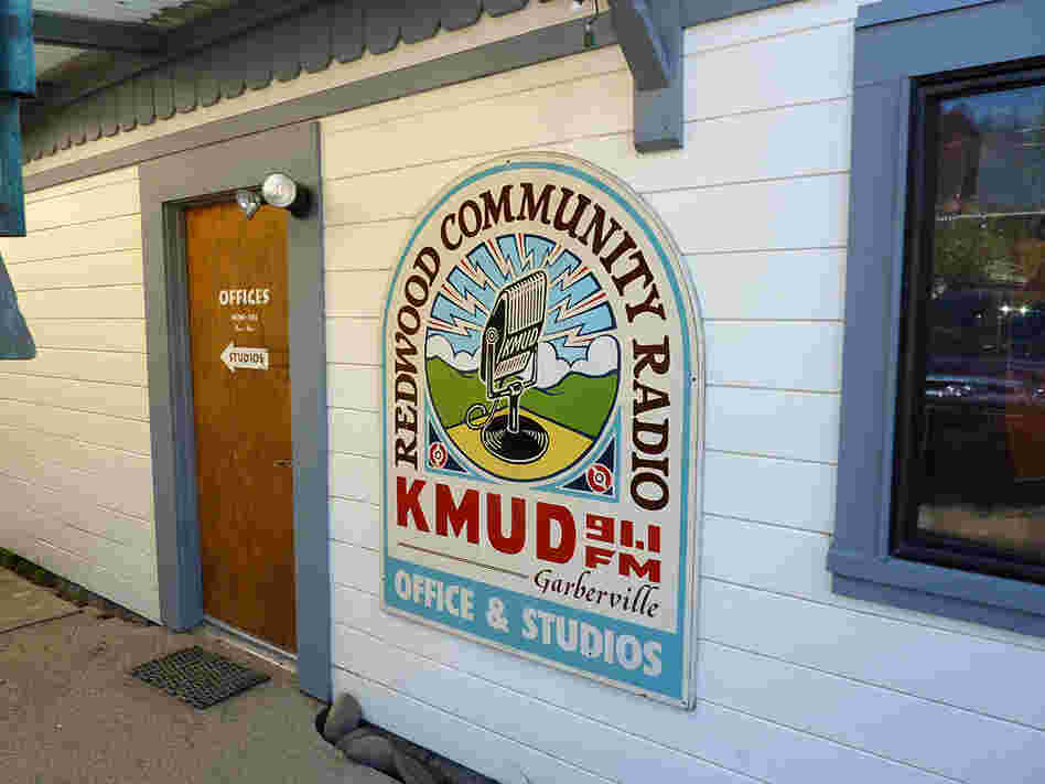 The offices of KMUD, part of the Redwood Community Radio network.