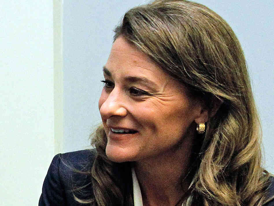 UN Secretary-General Ban Ki-moon and Melinda Gates discuss maternal and child health.