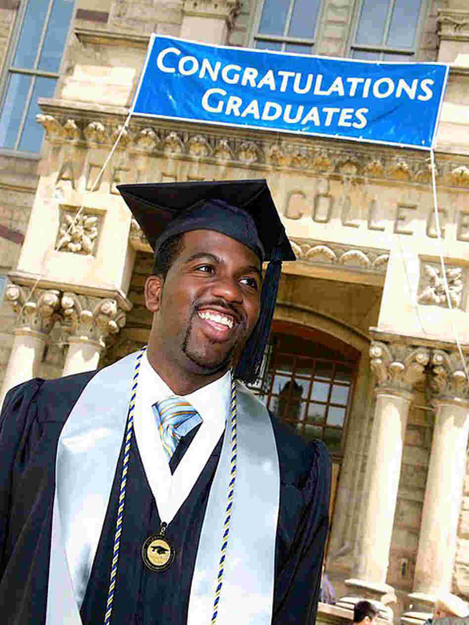 Duwain Pinder at his graduation from Case Western Reserve University. Duwain Pinder at his graduation from Case Western Reserve University.