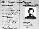 The identity card created for Major William Martin of the Royal Marines.