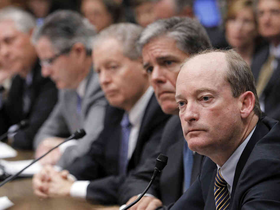 BP America CEO Lamar McKay and other oil executives testify on Capitol Hill Jun. 15 on oil drilling. BP America CEO Lamar McKay and other oil executives testify on Capitol Hill Jun. 15 on oil drilling.