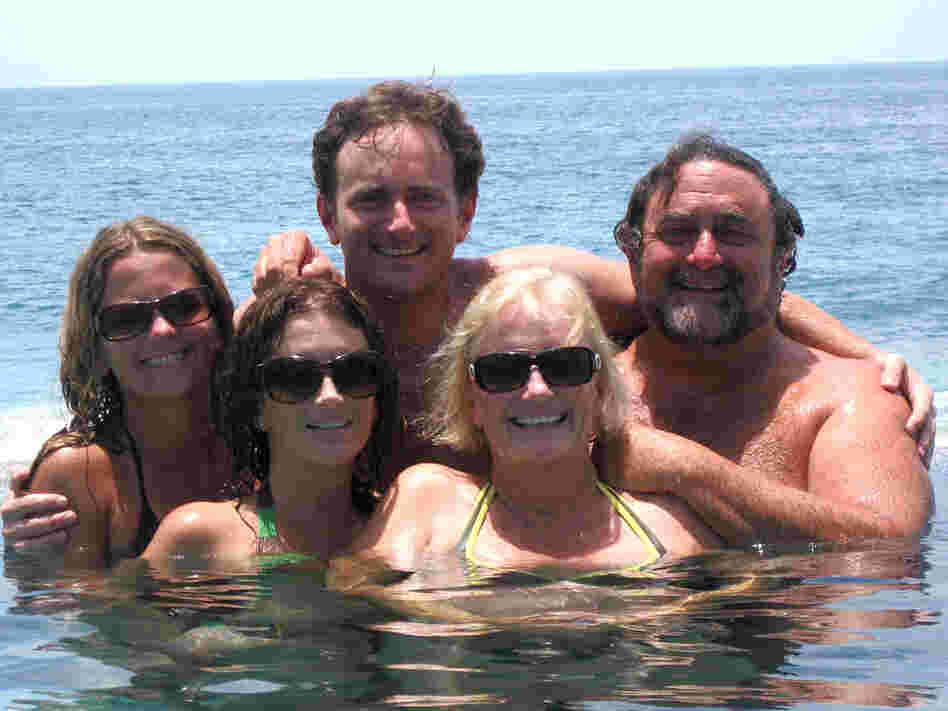 Jim Fallon with his family