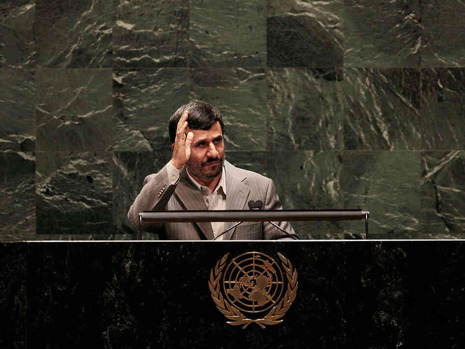 Iranian President Mahmoud Ahmadinejad