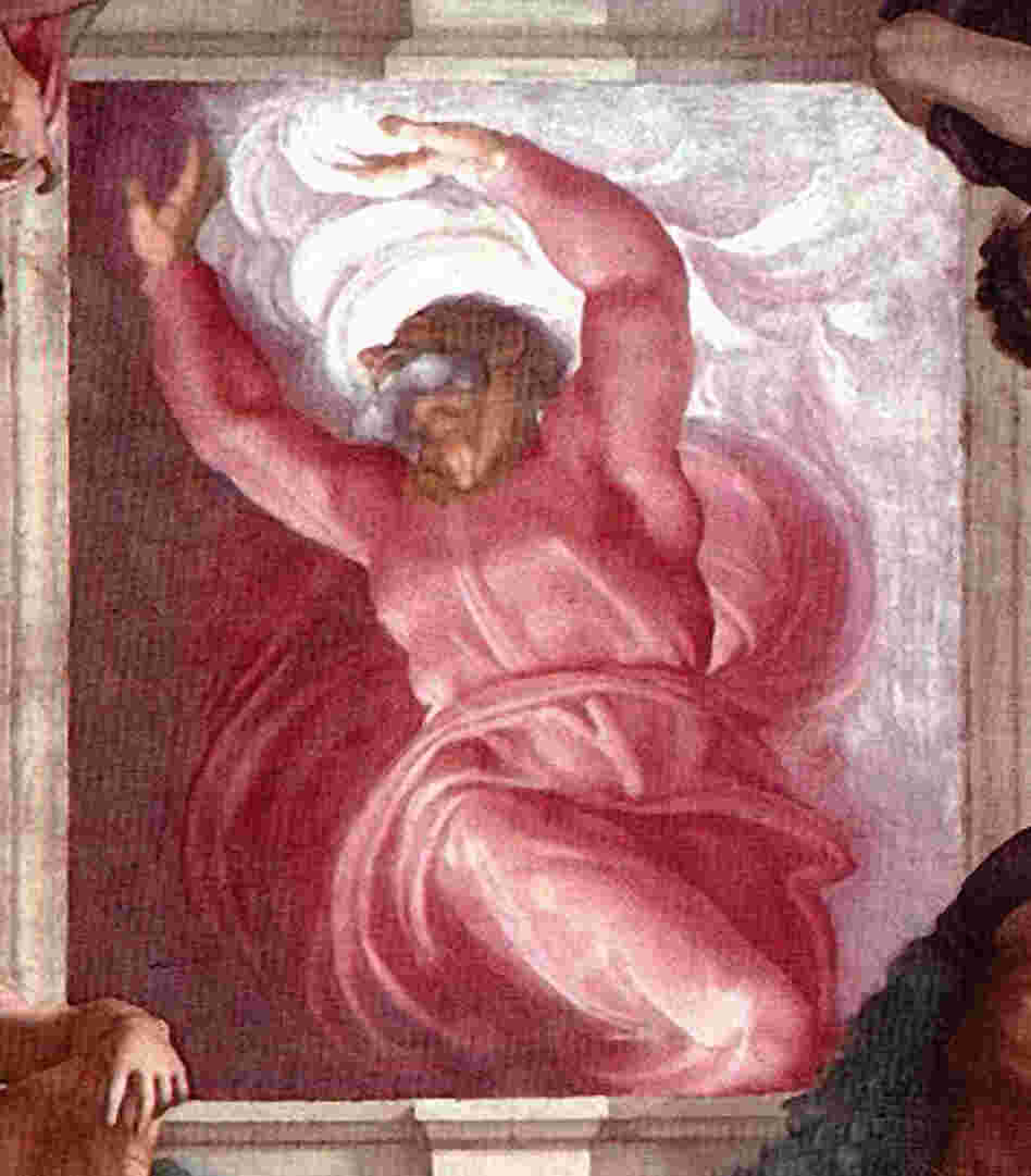 'The Separation of Light From Darkness' was among Michelangelo's last Sistine Chapel frescoes.