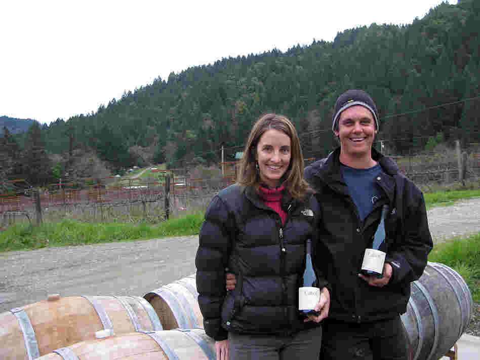 Kimberly and John Cabot, who own Cabot Winery
