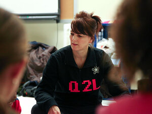 Katie Salen, one of the executive directors of Quest to Learn