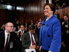 Supreme Court nominee Elena Kagan arrives for her confirmation hearing. Supreme Court nominee Elena Kagan arrives for her confirmation hearing.