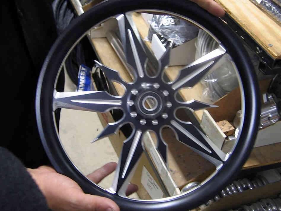 Among the modifications allowed are custom-made wheels with titanium bushings. Among the modifications allowed are custom-made wheels with titanium bushings.