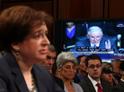 Supreme Court nominee Elena Kagan listens to a question from Sen. Jeff Sessions. Supreme Court nominee Elena Kagan listens to a question from Sen. Jeff Sessions.