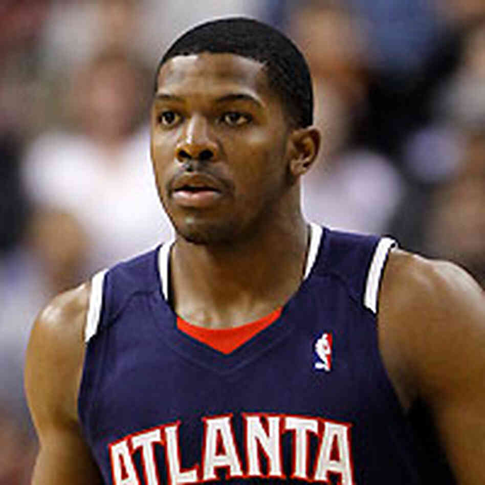 Atlanta Hawks guard Joe Johnson Atlanta Hawks guard Joe Johnson