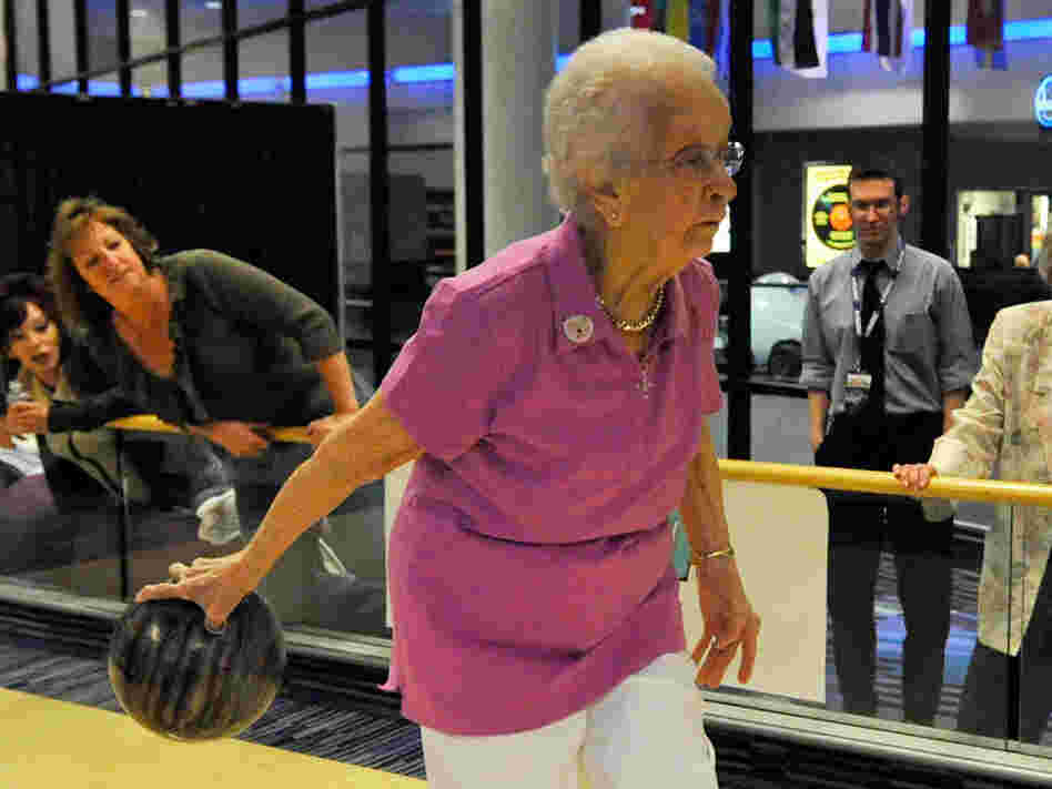 Emma Hendrickson is the oldest competitor in the U.S. Bowling Congress Women's Championships.