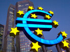 Euro monument in Frankfurt, Germany Euro monument in Frankfurt, Germany