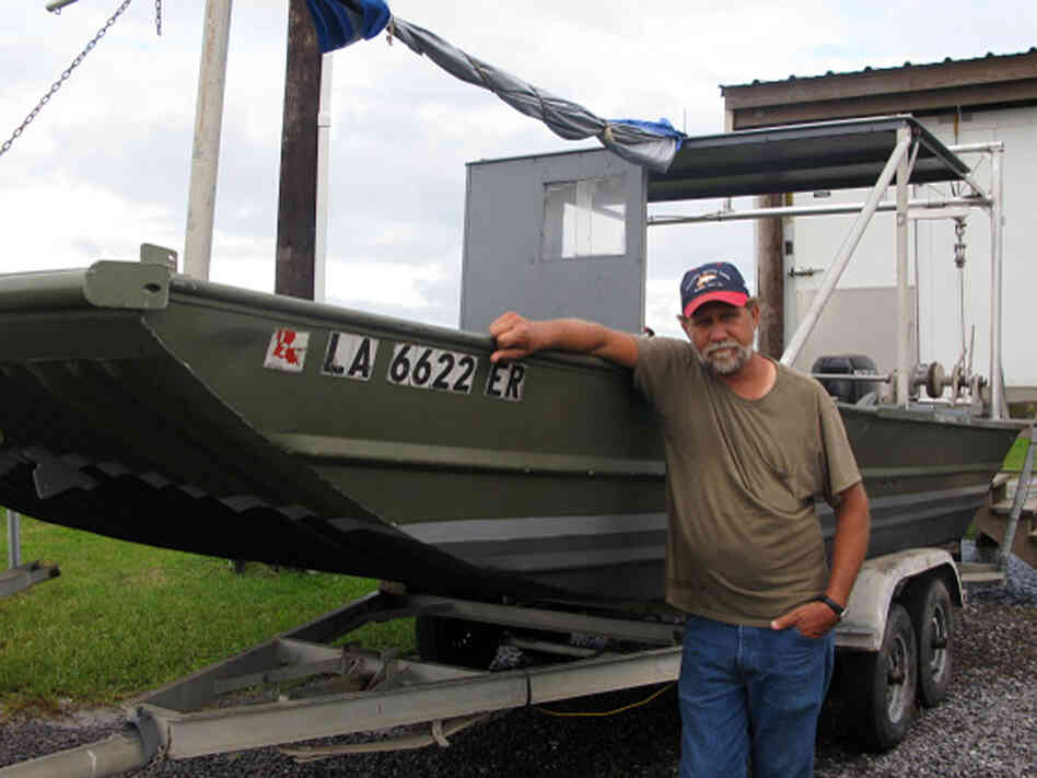 Al Cassagne, a commercial fisherman who lives just outside of Grand Isle, La. Al Cassagne, a commercial fisherman who lives just outside of Grand Isle, La.