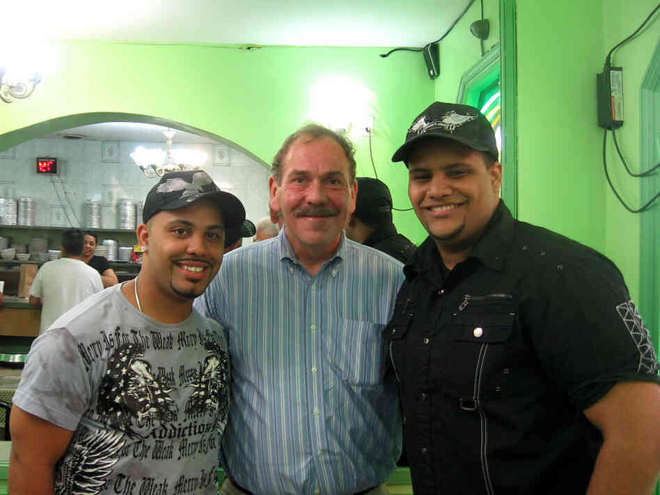 Arthur Levine with Juan Carlos and Carlos