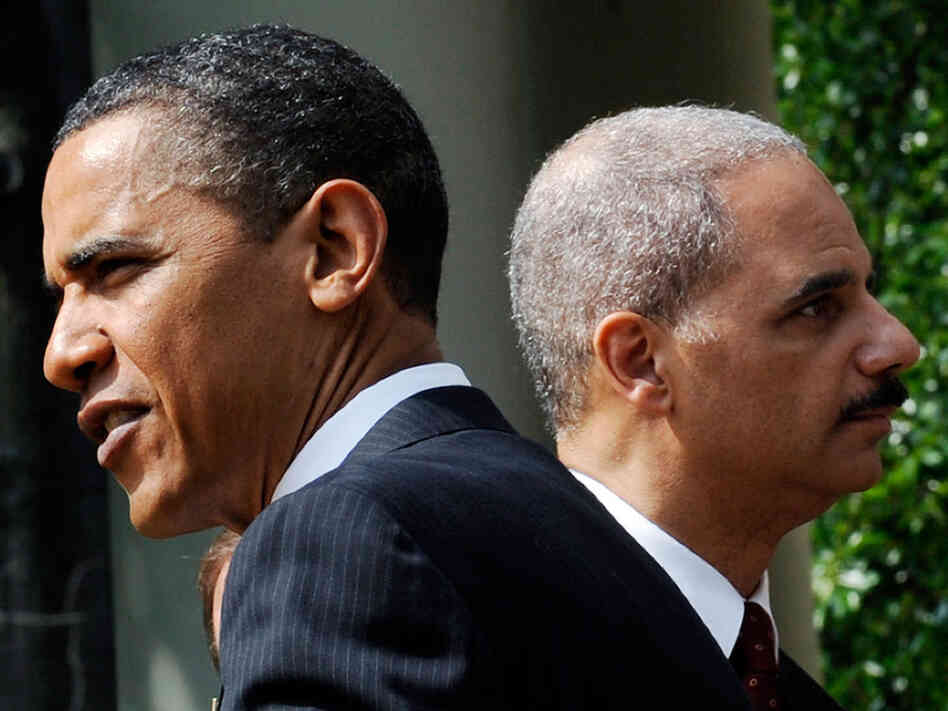 President Obama and Attorney General Eric Holder