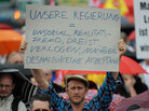 Protesters in Berlin demonstrate against budget cuts Protesters in Berlin demonstrate against budget cuts