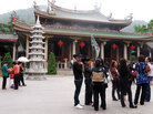 Tourists at the Nanputuo Temple in Xiamen Tourists at the Nanputuo Temple in Xiamen