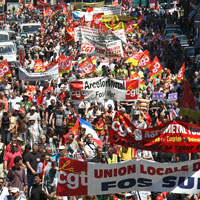 In Marseille, protesters march against decision to raise retirement age in France