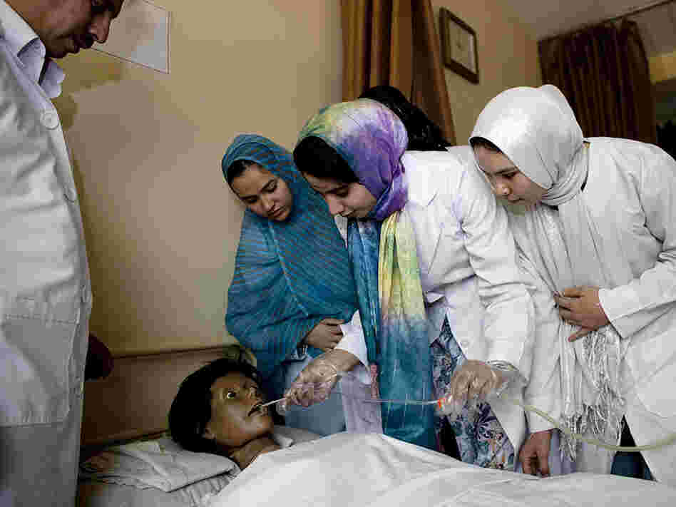 Female students at Kabul University