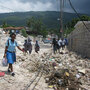 Schoolchildren go to school in Port-au-Prince.