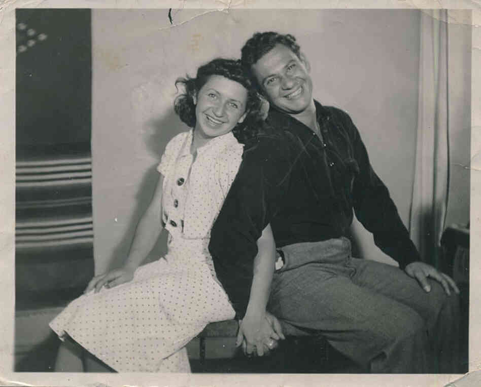 Barbara and Harry Cooper when they were young and recently married.