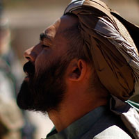 Haji Lala with joint patrol from 101st Airborne Division
