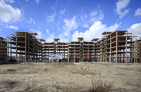 An unprecedented construction boom followed Spain's adoption of the euro. In 2006, Spain had more housing starts than the U.K., Germany, France and Italy combined. But the 2008 economic crisis burst the bubble; 2.5 million jobs have been lost since then.