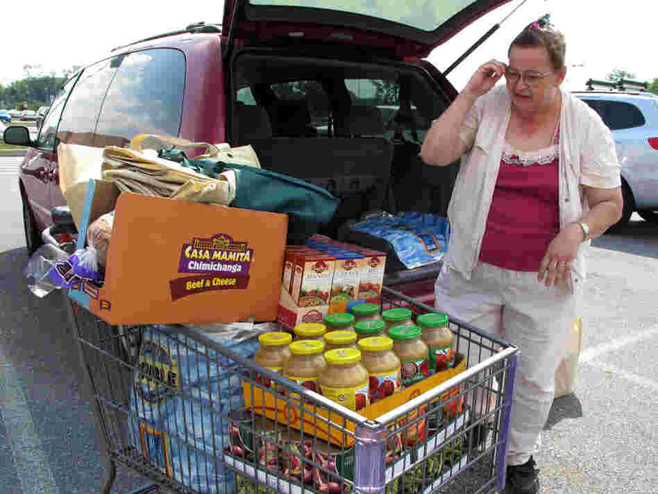 Connie Williamson of Carlisle, Pa., struggles to get enough food to feed her family each month.