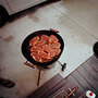 A backyard grill A backyard grill