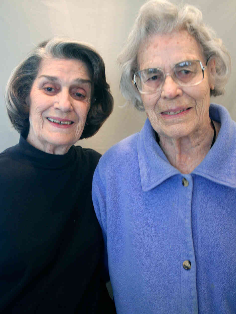 Robbie McBride (left) and Beth Ward spoke about growing up on the Whitney Ranch at StoryCorps Robbie McBride (left) and Beth Ward spoke about growing up on the Whitney Ranch at StoryCorps