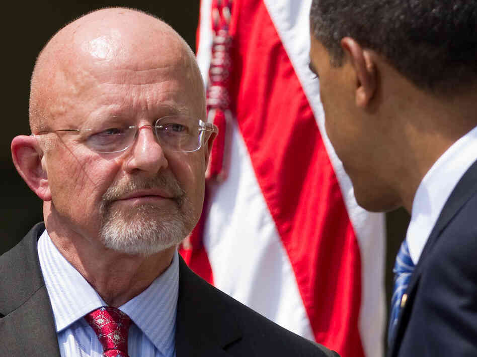 Retired Air Force Gen. James Clapper with President Obama.