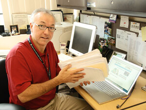 Dr. George Daley is one of the world's leading stem cell researchers. He holds a file of letters fro Dr. George Daley is one of the world's leading stem cell researchers. He holds a file of letters fro
