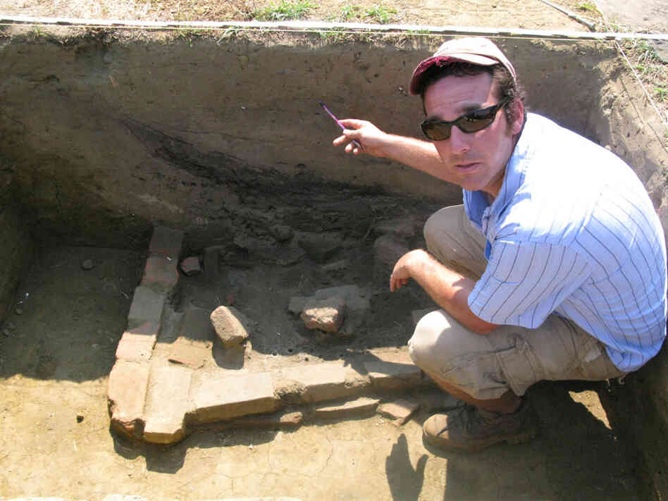 Temple University's Chris Barton is the dig's leader