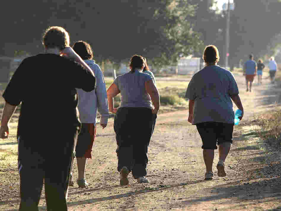 A group of teenagers take a morning jog at the Wellspring Academy in Reedley, California on October