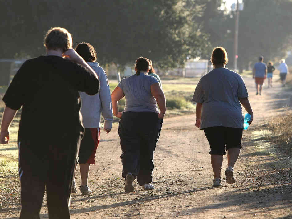 A group of teenagers take a morning jog at the Wellspring Academy in Reedley, California on October