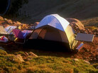 People camp at Pikes Peak Highway in Colorado Springs, Colo. in 1998. People camp at Pikes Peak Highway in Colorado Springs, Colo. in 1998.