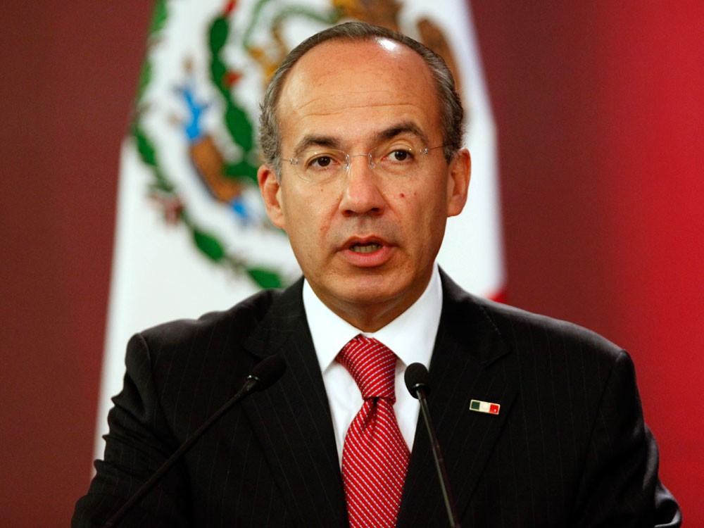 Mexico's President Felipe Calderon