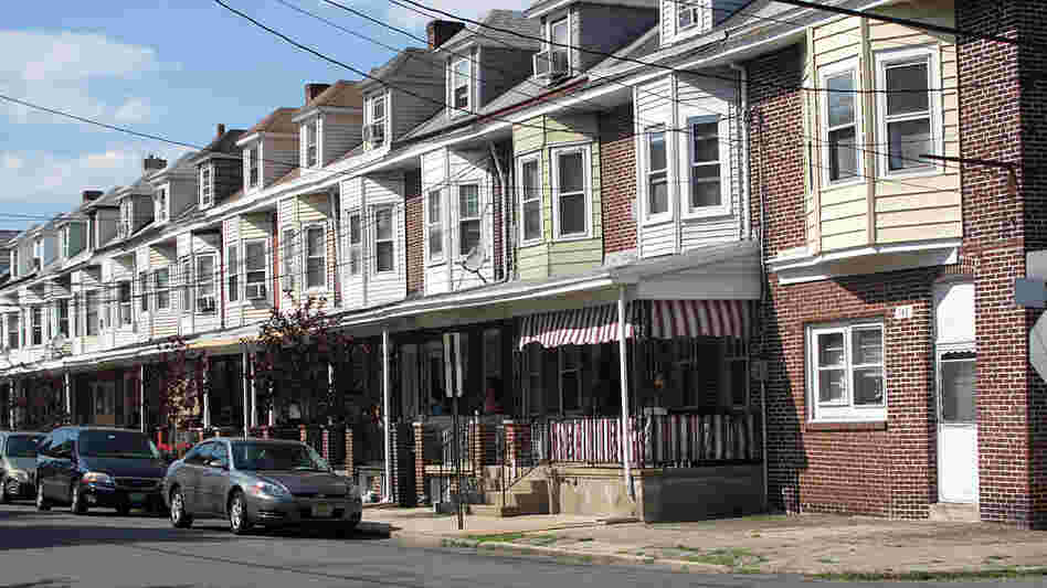 A residential street in Trenton