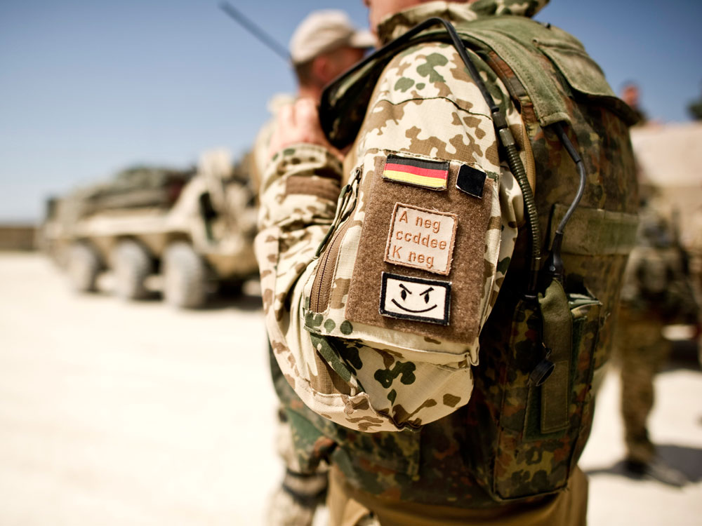 German soldier in Kunduz, Afghanistan